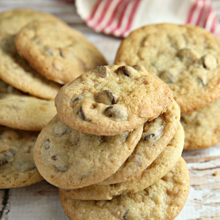 Chocolate Chip Toffee Coffee Cookies