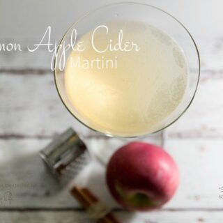 Cinnamon Apple Cider Martini