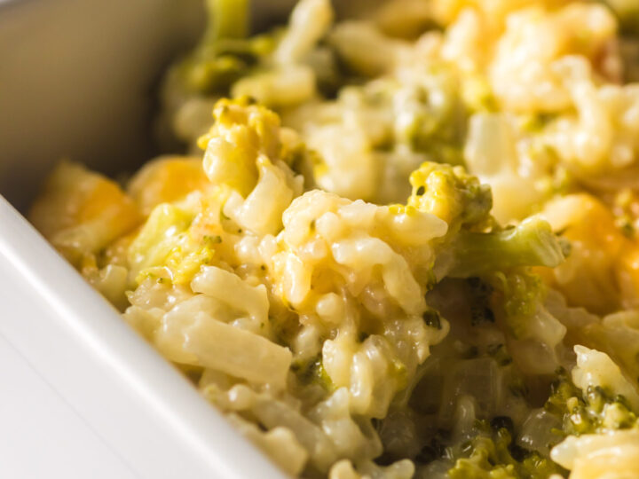 Cheesy Broccoli Rice Casserole
