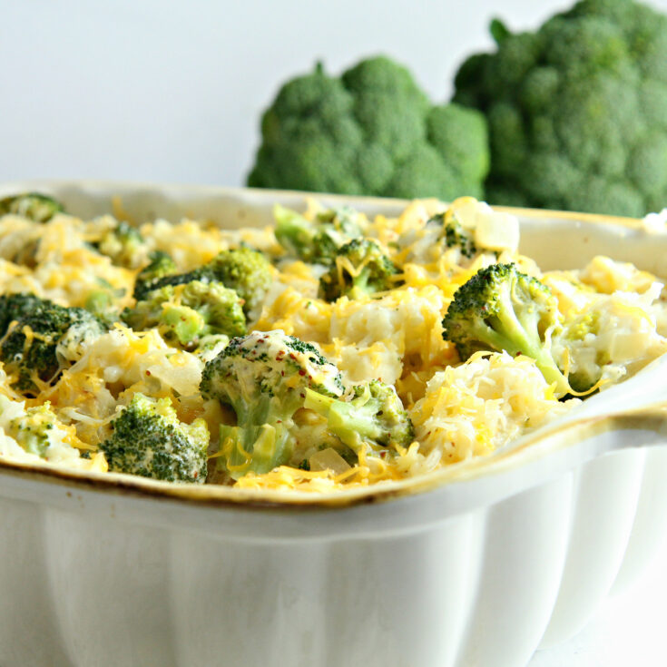 Cheesy Broccoli Rice Casserole