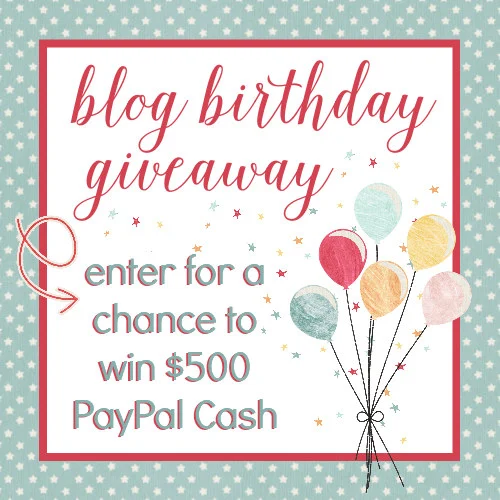 $500 PayPal Cash Blog Birthday Giveaway 2