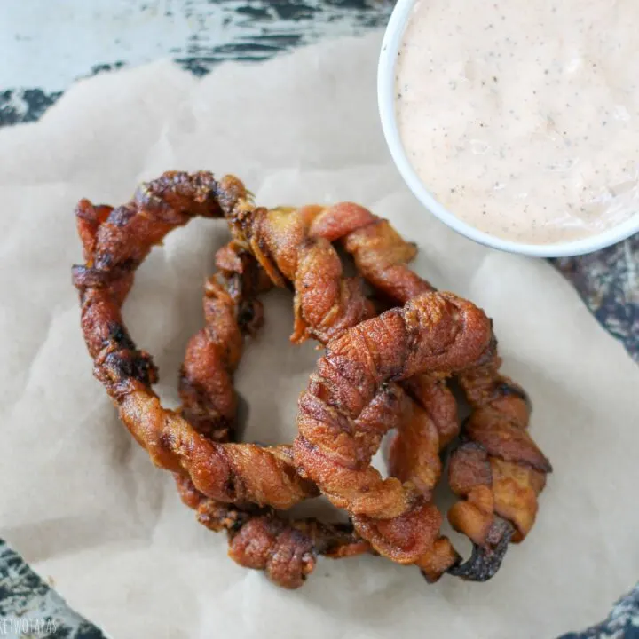 Bacon Wrapped Onion Rings