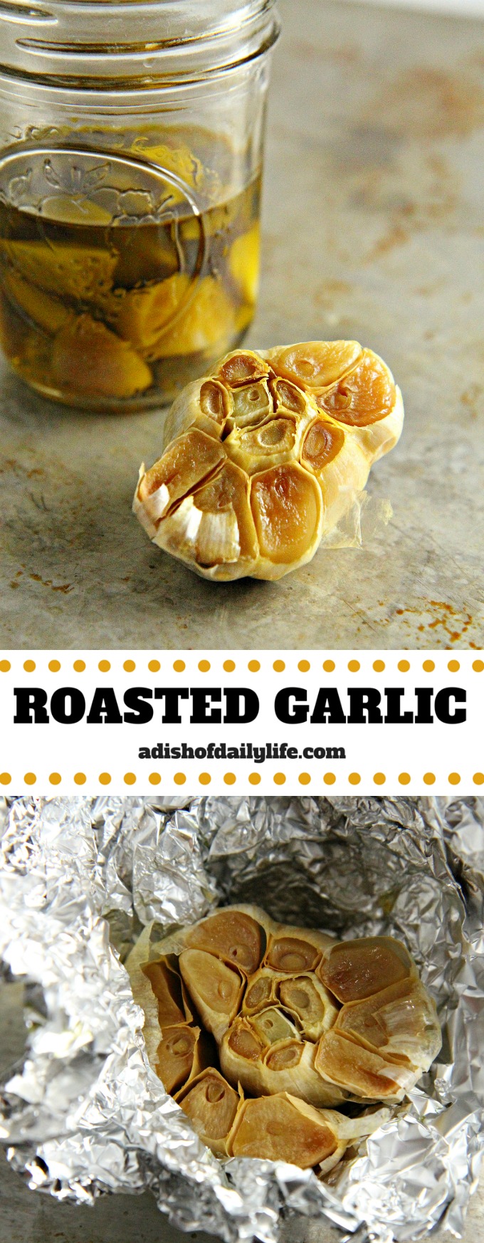 Learn how to roast garlic with this easy kitchen tutorial. The sweet, mild taste of roasted garlic adds wonderful flavor to garlic bread, pastas, soups and sauces!