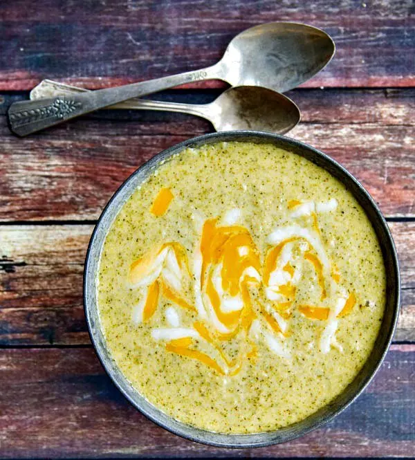 Cheesy Broccoli Soup + 14 more easy soup recipes for National Homemade Soup Day!