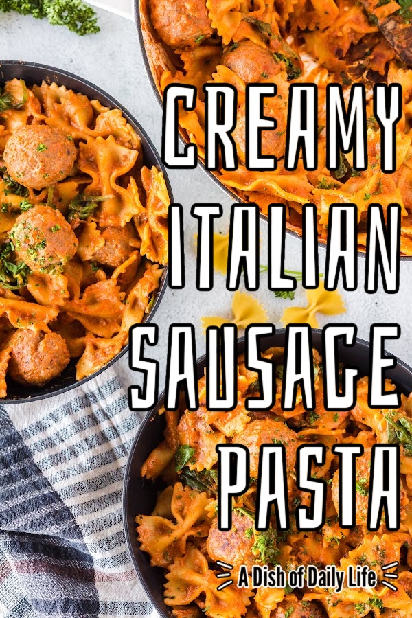 Main image for Creamy Italian Sausage Pasta