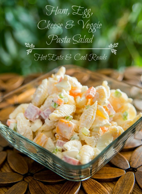 Ham, Egg, Cheese & Veggie Pasta Salad + 18 more salad recipes perfect for your next potluck! 