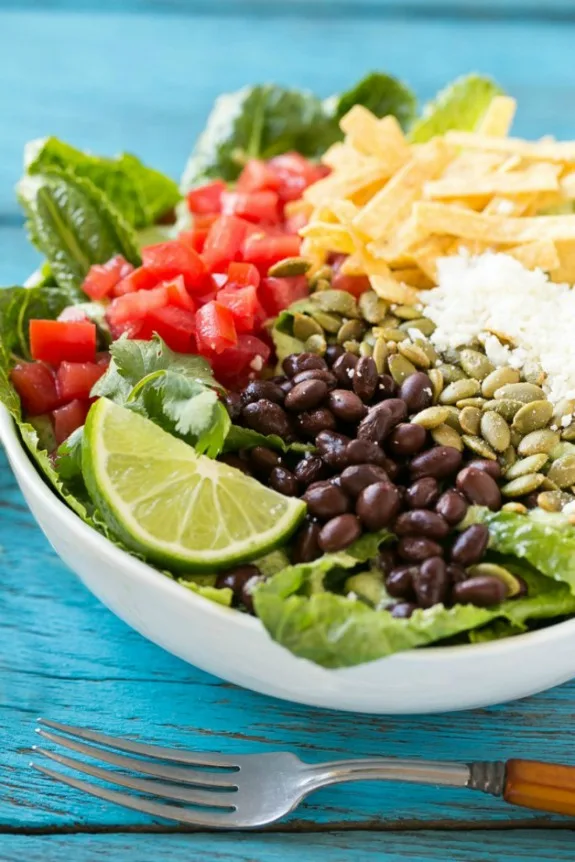 Mexican Caesar Salad + 18 more salad recipes perfect for your next potluck! 