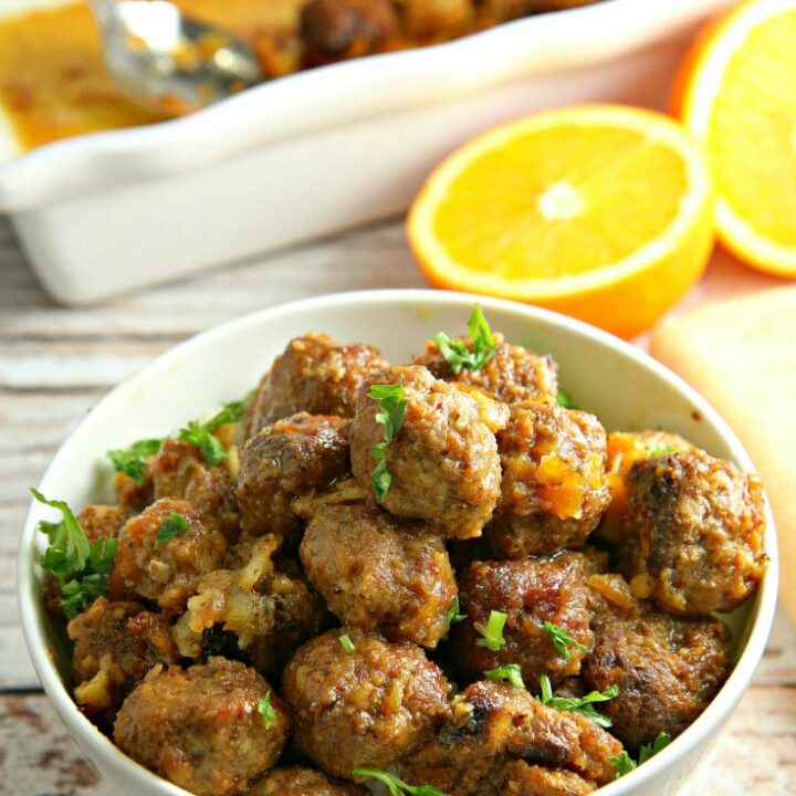 Pork Meatballs with Orange Sauce