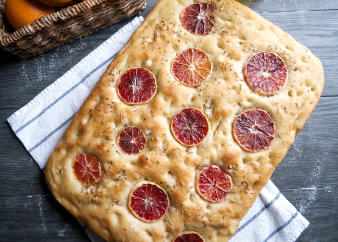 Airy and soft on the inside. Oily and crunchy on the outside. A classic Italian focaccia bread with early spring flavors.