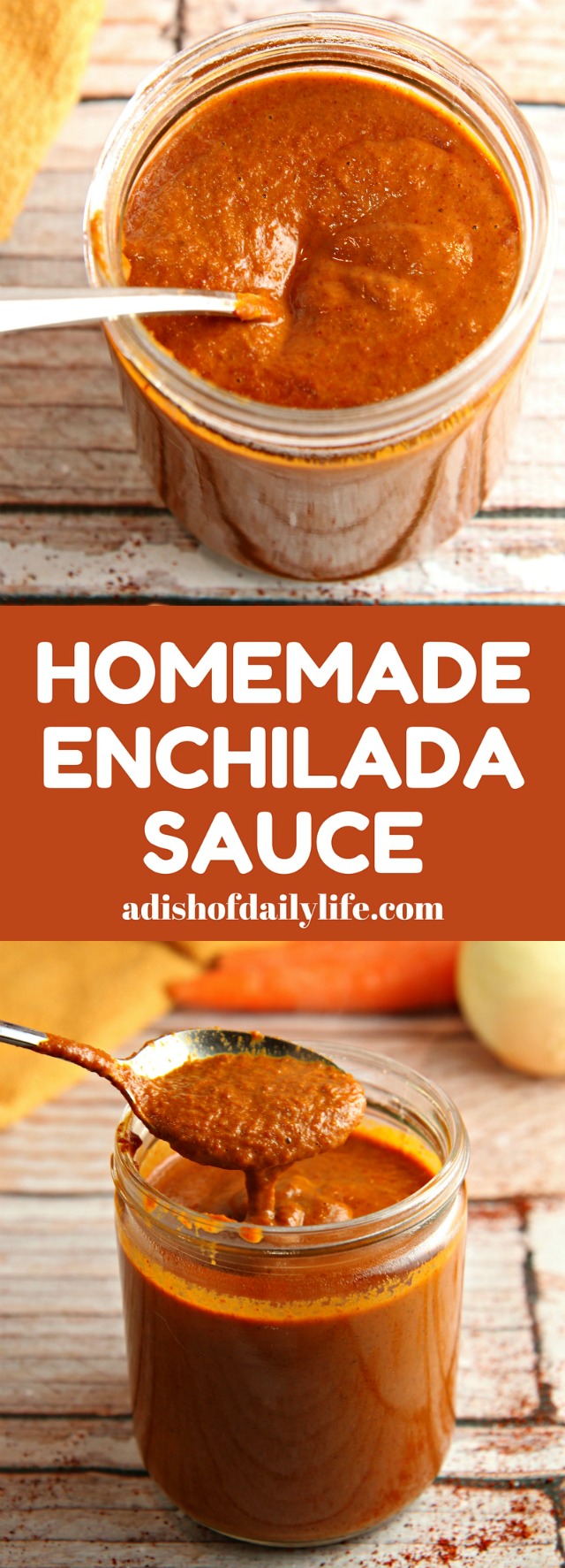 Ditch the canned sauce! This Homemade Enchilada Sauce recipe is very easy to make and tastes a lot better than canned! 