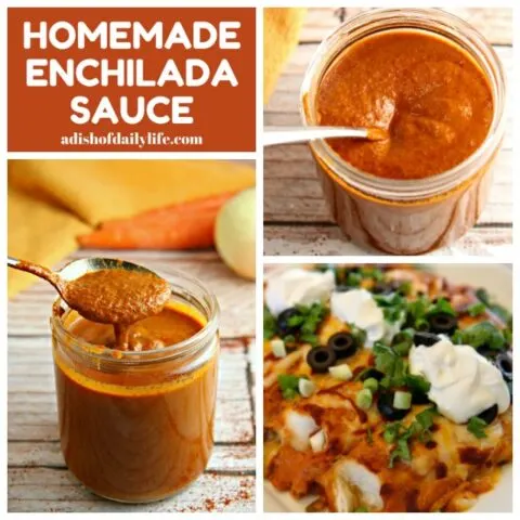 Ditch the canned sauce! This Homemade Enchilada Sauce recipe is very easy to make and tastes a lot better than canned!