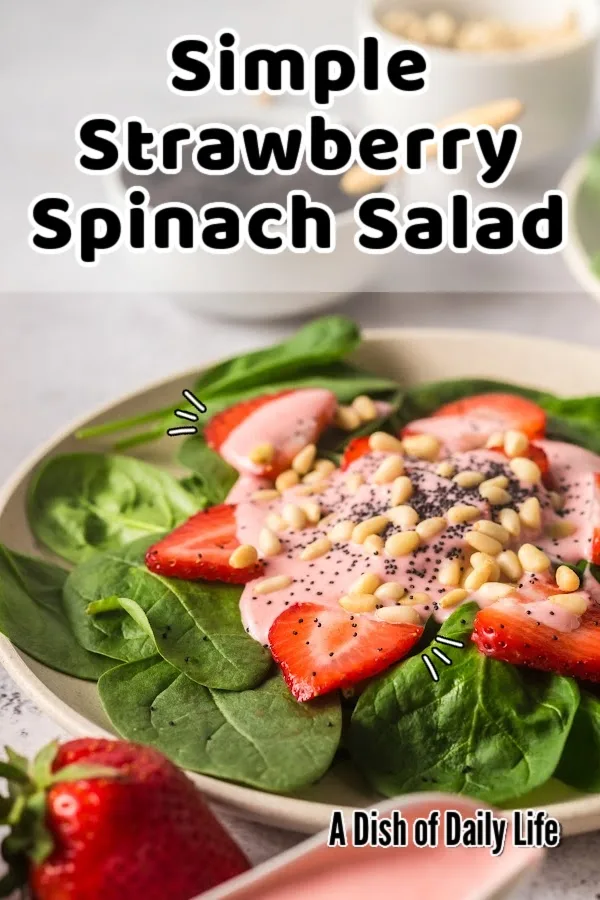 Main image for Simple Strawberry Spinach Salad