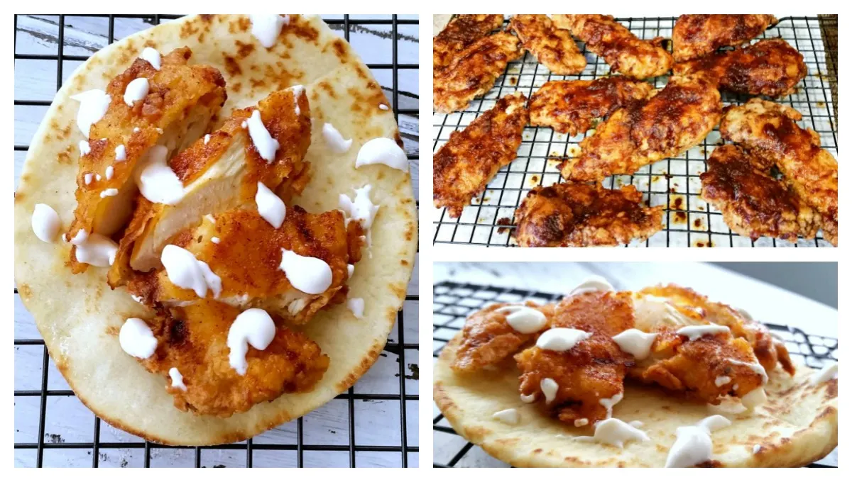 Nashville Hot Chicken Flatbreads is a spicy appetizer alternative to the messy original. Perfect for when you want to add a little spice to your life.