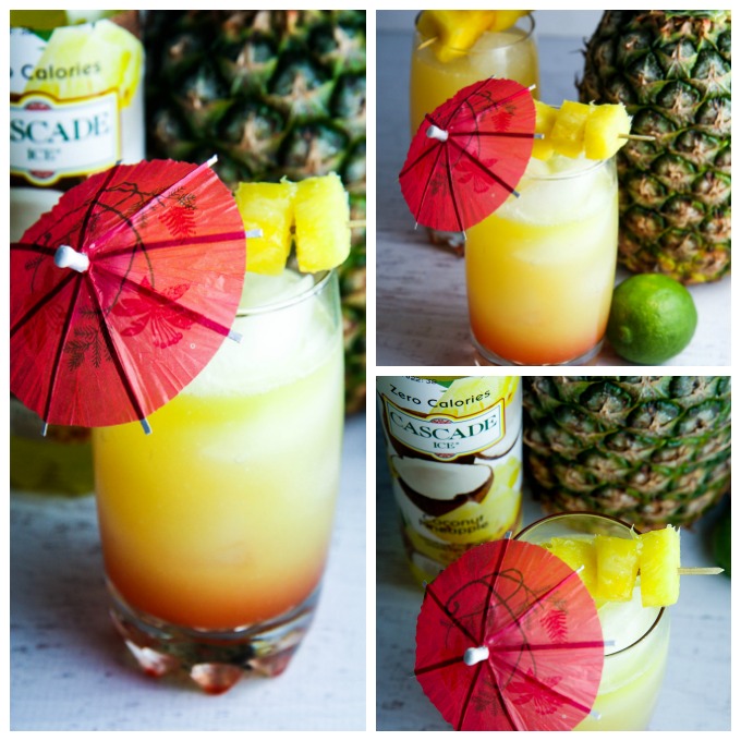 You'll feel like you're on an tropical vacation when you're sipping this easy Rum Punch with pineapple and coconut! Perfect cocktail recipe for summer entertaining!