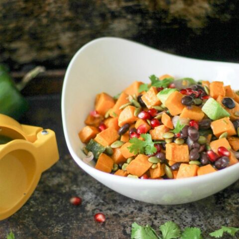 Southwest Sweet Potato Salad with Vinaigrette