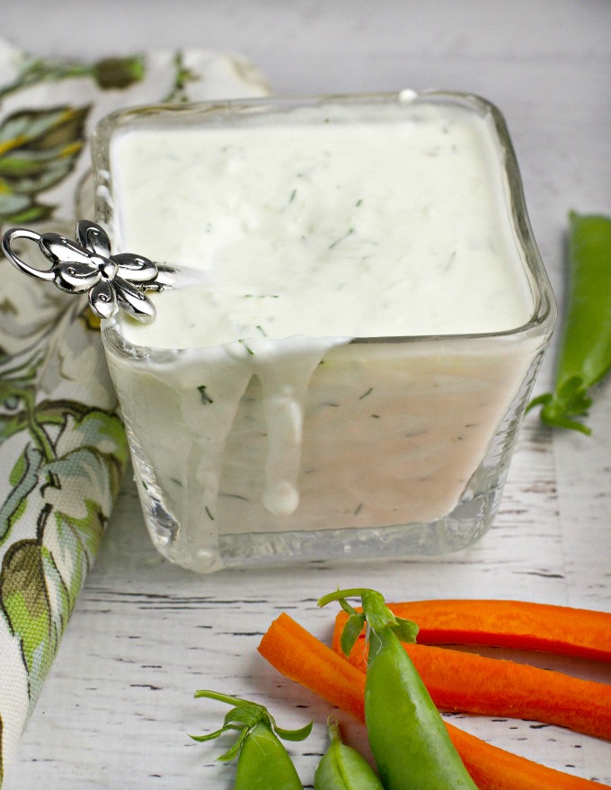 Cool and creamy, Tzatziki Sauce is a tangy yogurt cucumber dip, made with garlic, lemon and dill. Perfect as a dip for vegetables and a lovely accompaniment to chicken, lamb, beef and even salmon! Easy to make...and healthy too! 