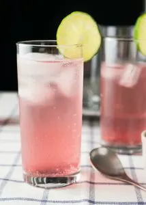 This vodka spritzer is made with a simple syrup of fresh cherries and cilantro and promises to keep you cool all summer long.
