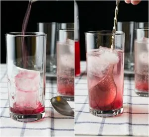 This vodka spritzer is made with a simple syrup of fresh cherries and cilantro and promises to keep you cool all summer long.