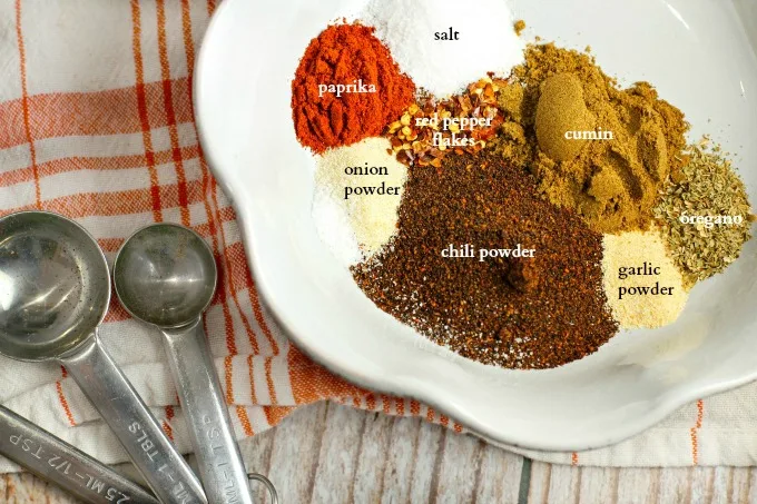 Make your own Homemade Taco Seasoning with ingredients you have right in your spice cabinet. Easy to make spice mix with all of the flavor but none of the preservatives!