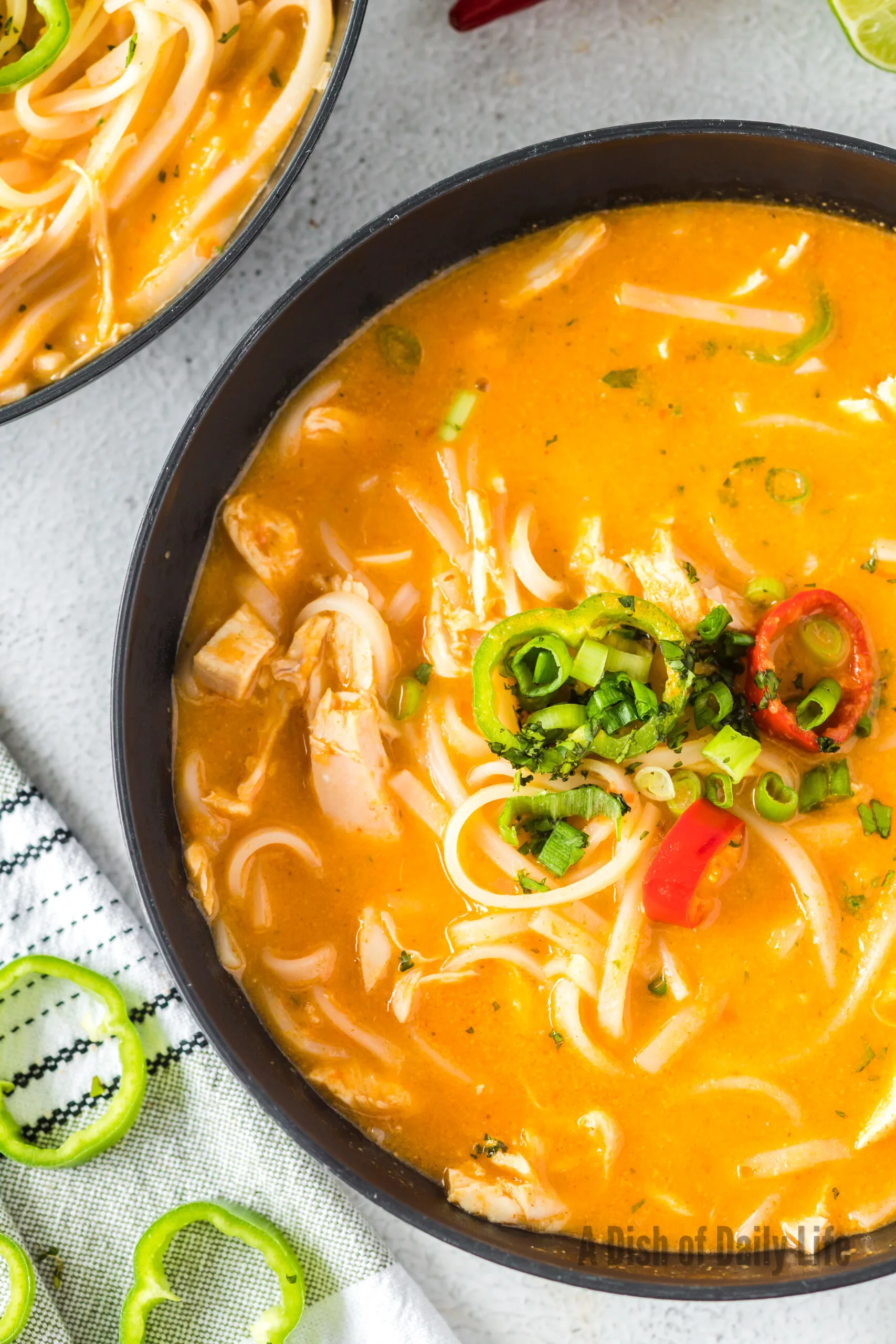 zoomed in image of soup in a bowl