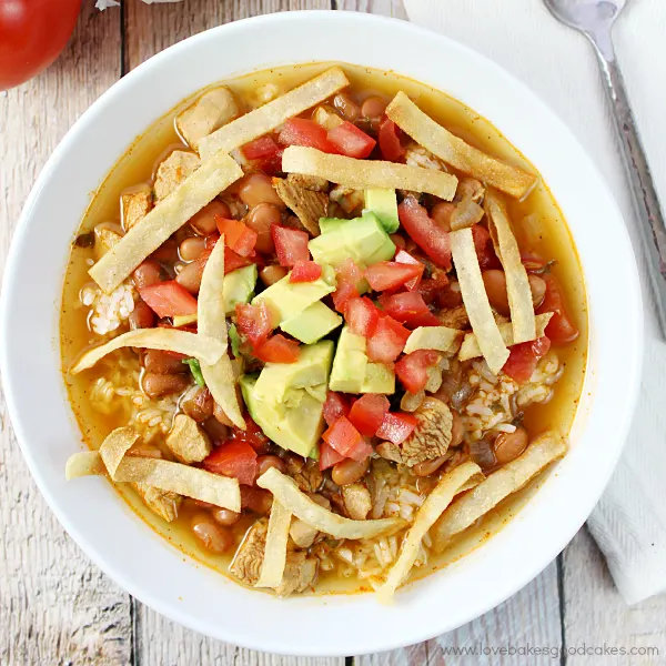 Mexican Chicken and Rice Soup | 15 Chicken Soup Recipes that aren't Chicken Noodle