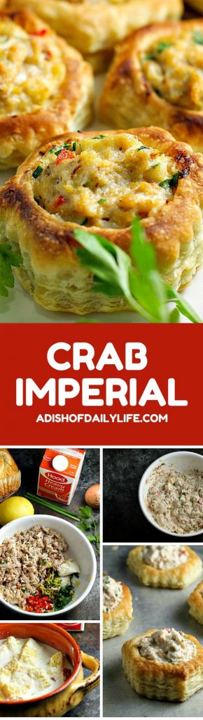 Crab Imperial is an easy-to-make, elegant appetizer recipe, perfect for a special occasion or holiday entertaining! 