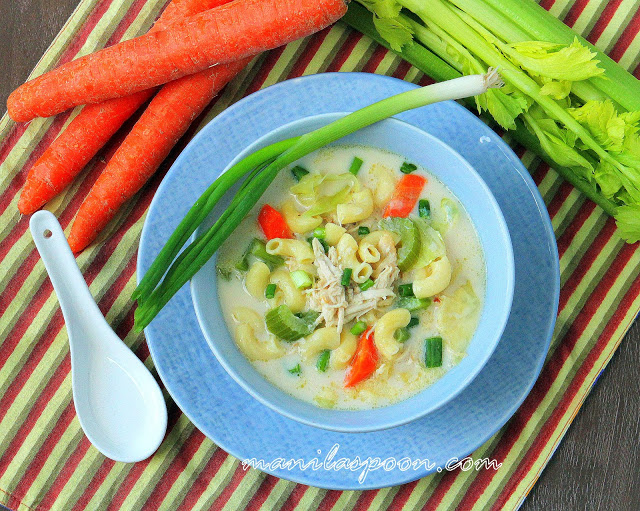 Filipino Chicken Macaroni Soup | 15 Chicken Soup Recipes that aren't Chicken Noodle