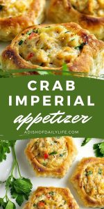 Crab Imperial is an easy-to-make, elegant appetizer recipe, perfect for a special occasion or holiday entertaining!