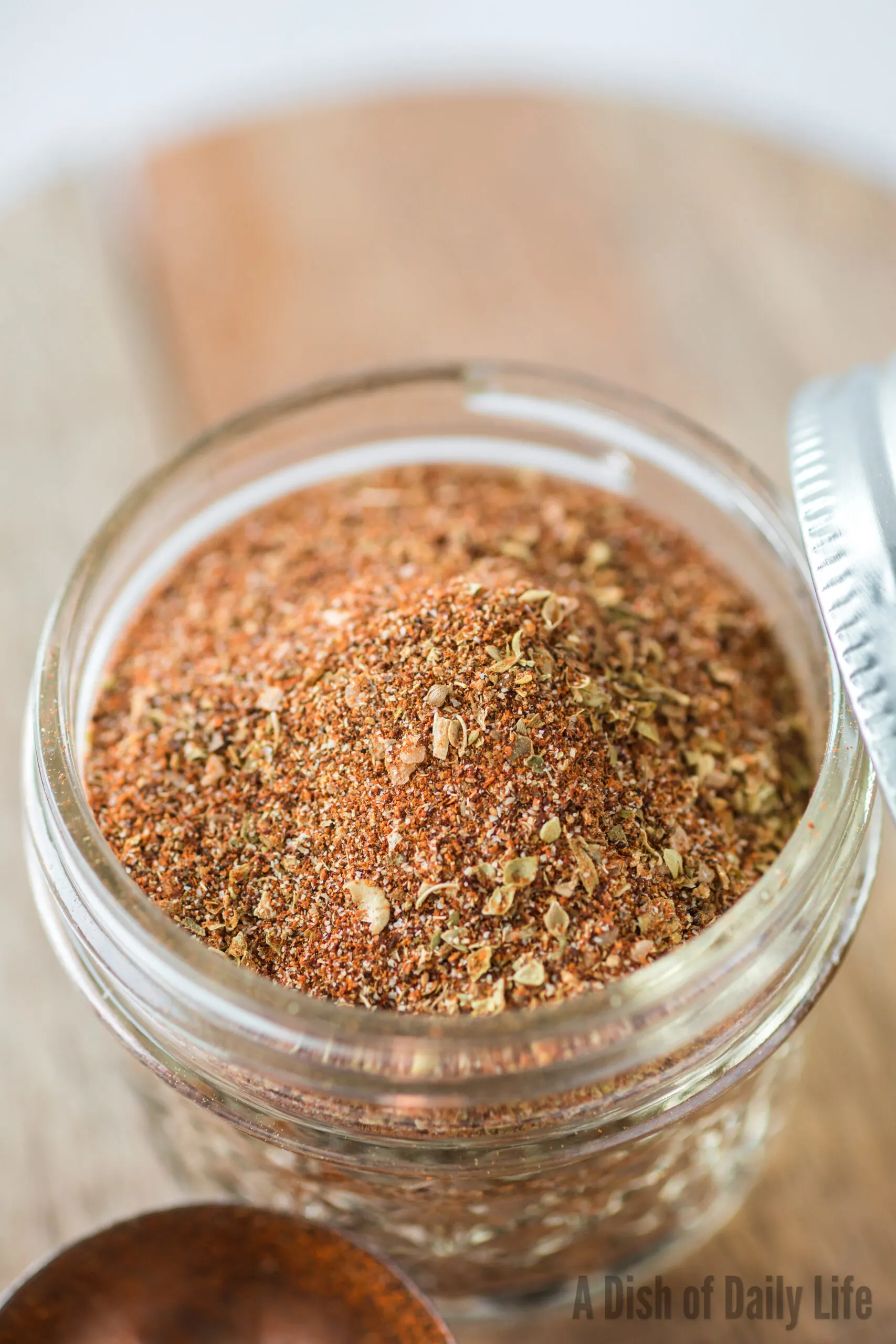 full jar of seasoning mix