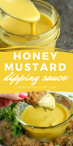 Honey Mustard dipping sauce