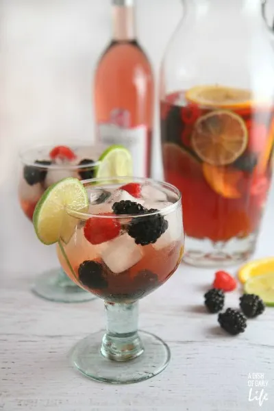 Pomegranate Berry Sangria Spritzer