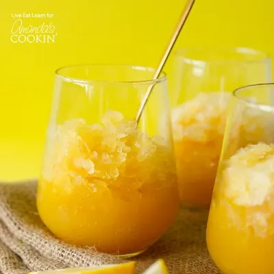 Easy Bourbon Slush | Amanda's Cookin'