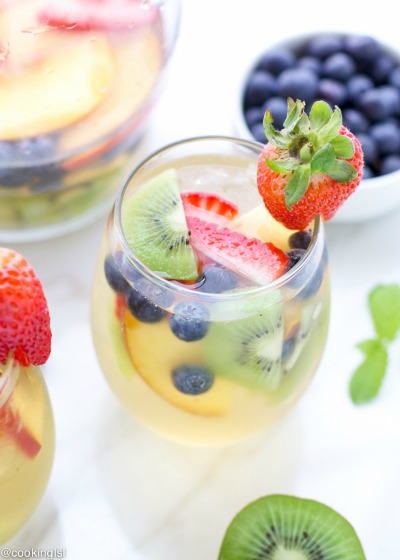 Fruity White Wine and Grand Marnier Sangria | Cooking LSL