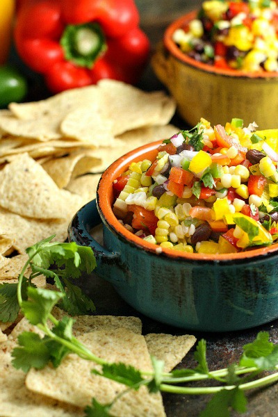 Corn Salsa with Black Beans - 31 Awesome BBQ Side Dishes