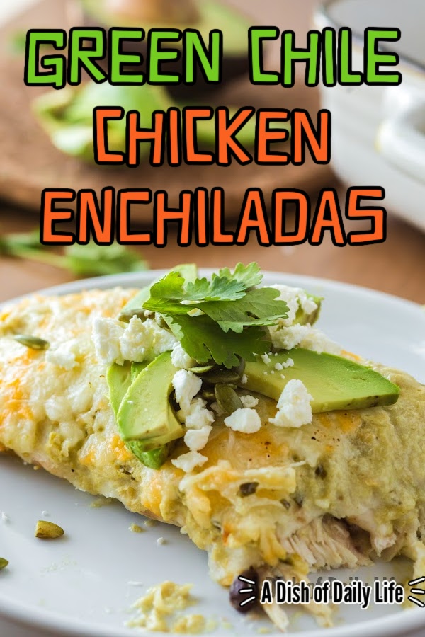 Main image for Green Chile Chicken Enchiladas