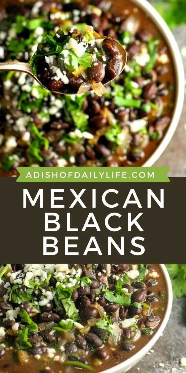Restaurant quality Mexican black beans...great side dish!