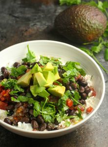 Cottage Cheese Salsa with Black Beans and Avocado - A Dish of Daily Life