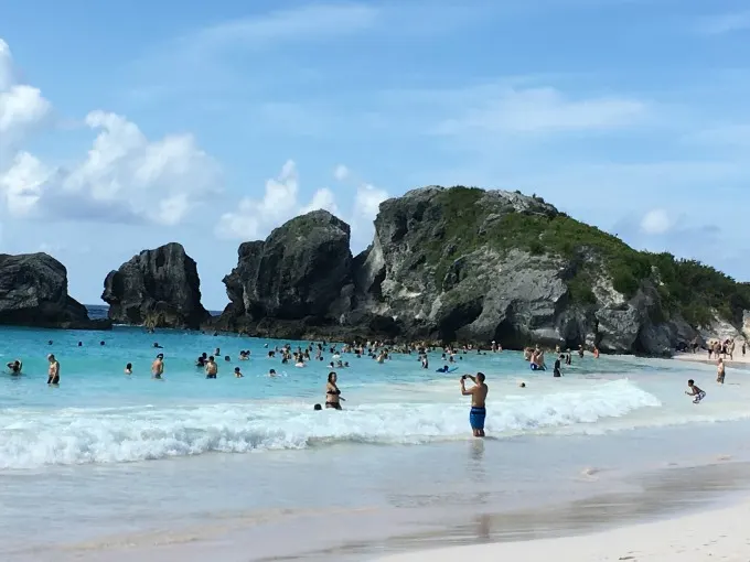 Planning a trip to Bermuda? Horseshoe Bay is on a short list of beaches you don't want to miss on this Bermuda Travel Guide.