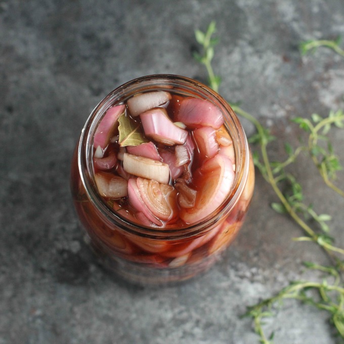 Learn how to make pickled shallots