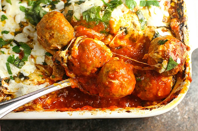 This 30 minute Meatball Grinder Casserole is perfect for easy weeknight dinners, and you can easily re-purpose the leftovers into another meal!