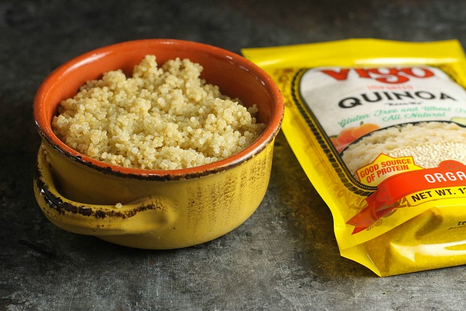 Vigo quinoa, cooked and ready to go into our Superfood Salad