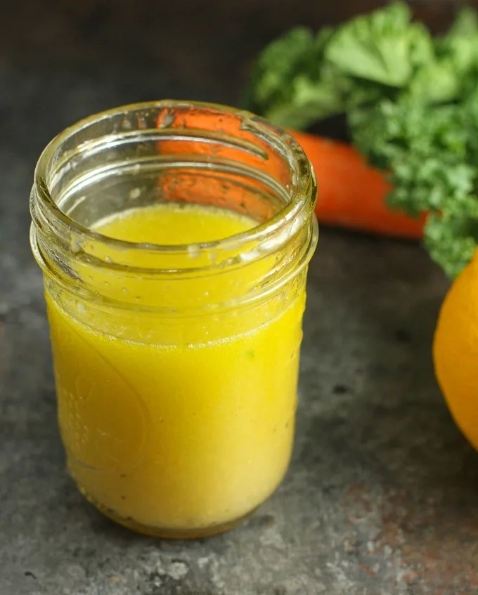 This lemon dressing always works so well with kale and quinoa salads!