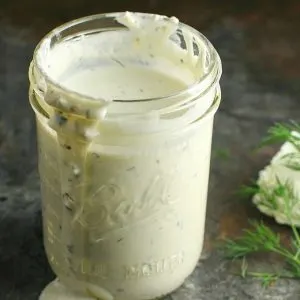 Feta Dill Dip (can also be used as a salad dressing)