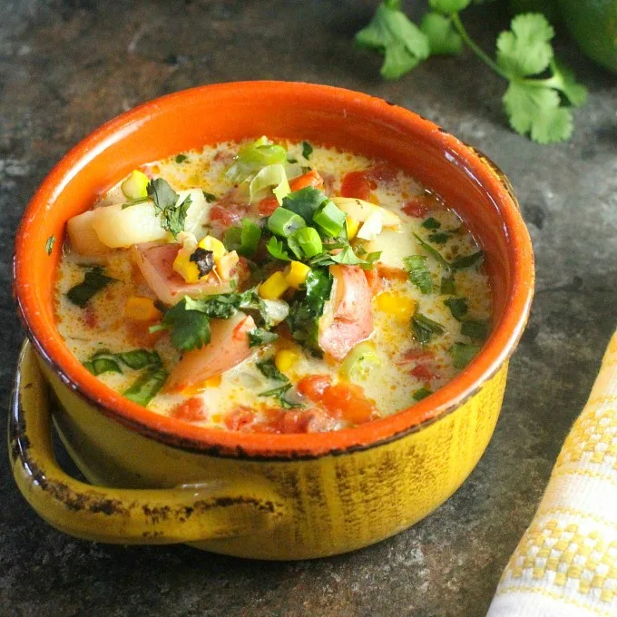 Southwestern Clam Chowder...a spicy twist on a New England classic!