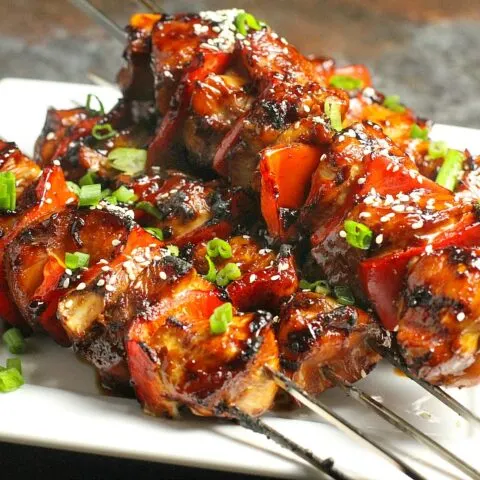 BBQ Chicken Chicken Skewers