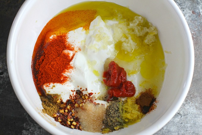 Sour Cream Marinade ingredients