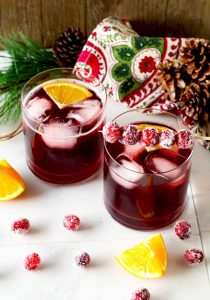 Cranberry Maple Bourbon Cocktail