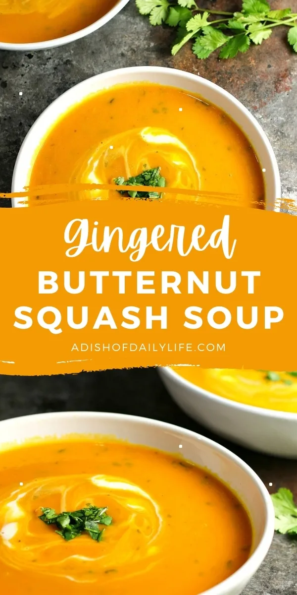 Gingered Butternut Squash Soup