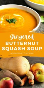 Gingered Butternut Squash Soup