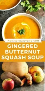 Gingered Butternut Squash Soup